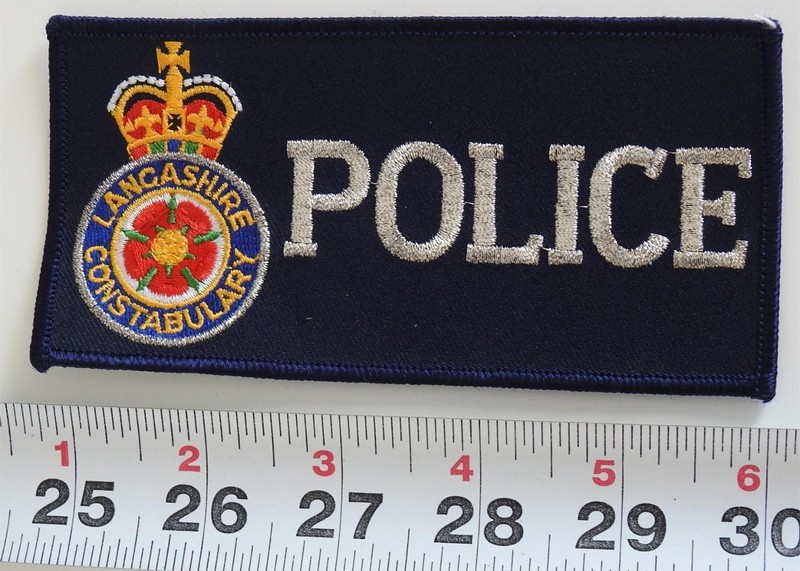 ENGLAND Lancashire Constabulary Police patch