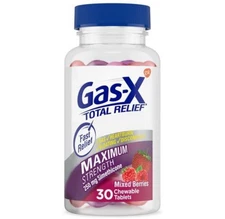 Gas-X Total Relief Chewable Tablets - 30ct