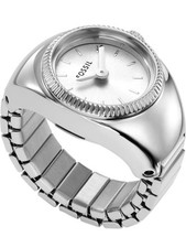 Fossil ES5245 Women's Stainless Steel 3-Hand Analog Ring Watch