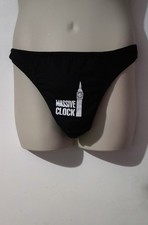 Men's Thong Novelty MASSIVE CLOCK Big Ben - Size L - Stag Do Adult Party -Cotton