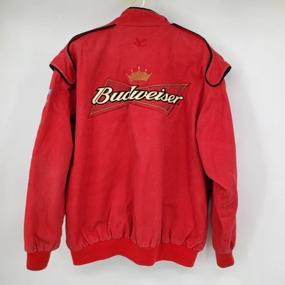 Chaqueta de carreras de cerveza vintage Chase Y2K #8 Dale Earnhardt Jr Nascar Budweiser XL Foto 2 de 4