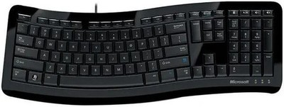 Microsoft Comfort Curve 3000 for Business USB Wired Keyboard Tested Model 1482