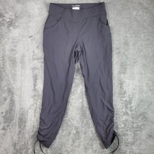 Columbia Pants Womens M Black Omni-Shield Anytime Casual Cinched Ankle Pull On