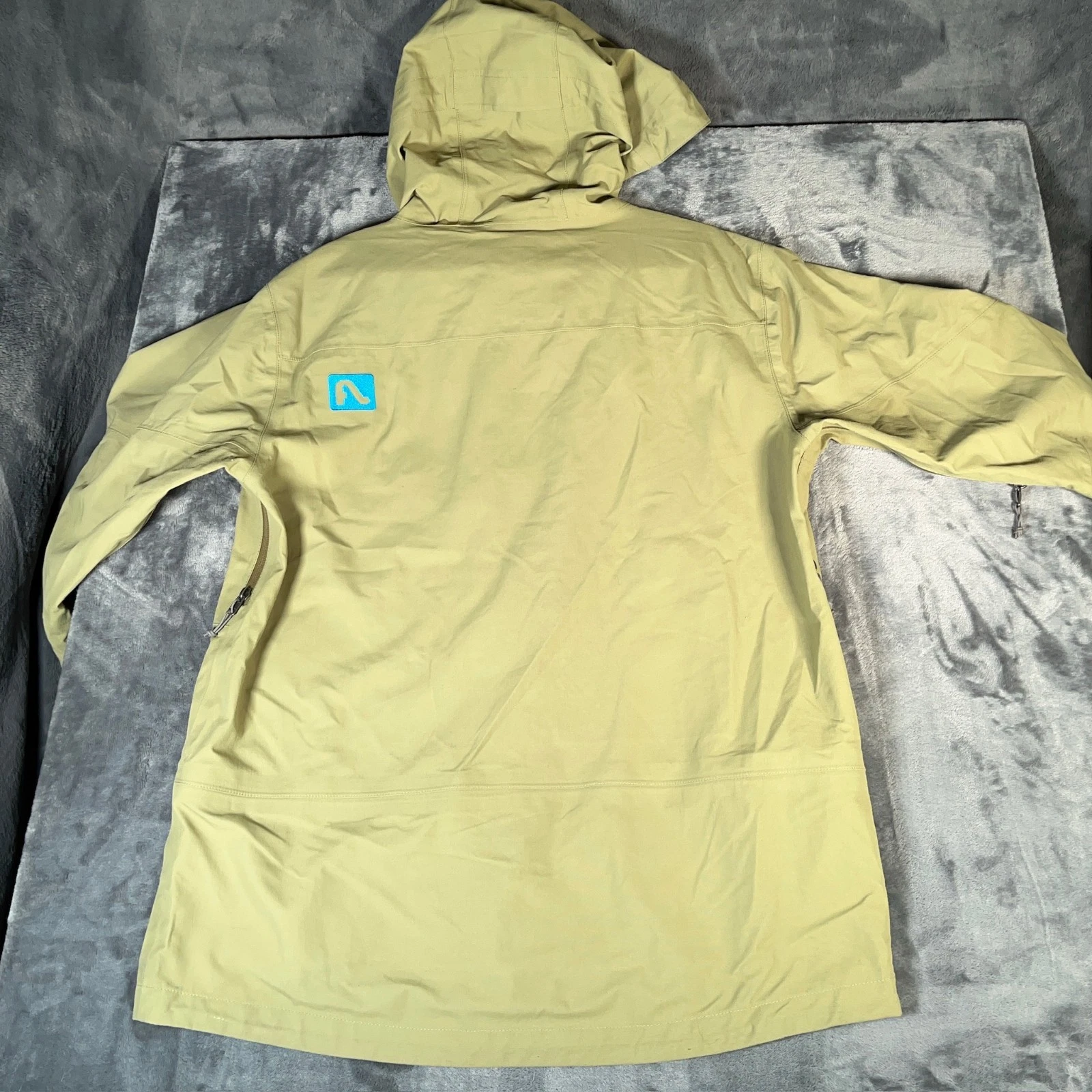 Flylow Jacket Mens Medium Green Hardshell Ski Snow Waterproof Huckberry Quantum - product detail image 13