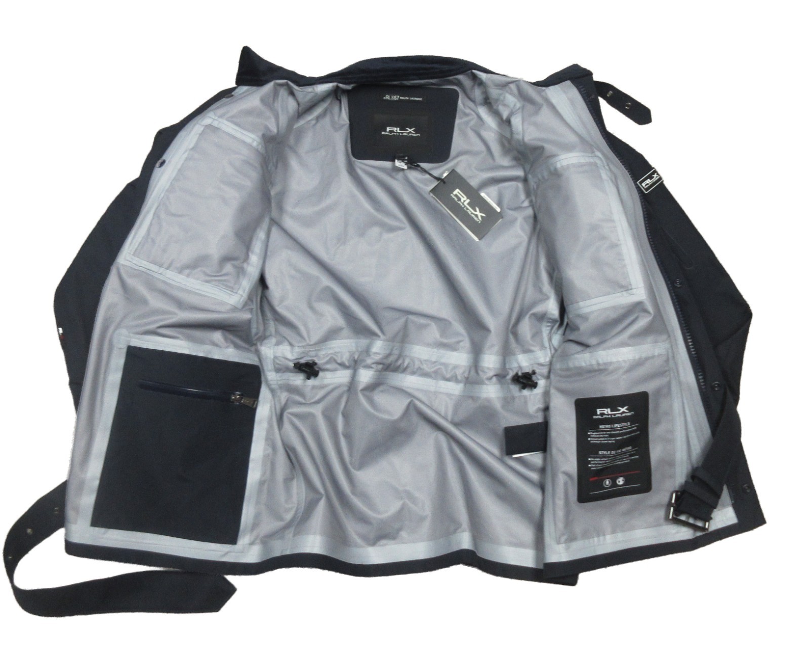 RLX Ralph Lauren Men's Navy Blue Water-Repellent Field Jacket S image 2