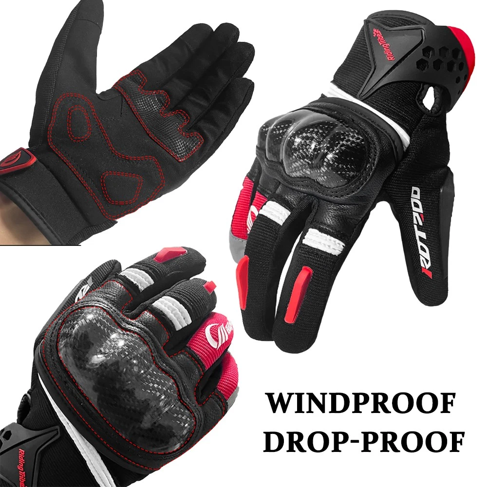 Motorcycle Gloves Touch Screen Motebike Riding Racing Gloves Full Finger Gloves