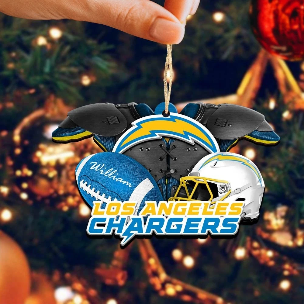 Personalized Los Angeles Team Chargers Sport Ornament Gift For Fans