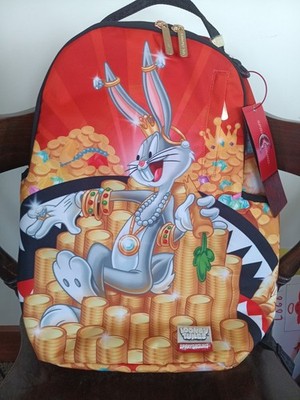 NWT Sprayground Looney Tunes Bugs Billionaire DLXR Backpack Brand New With Tags