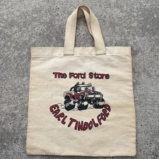 Vintage Ford F-150 F-250 Dealership Small Canvas Tote Bag Made Usa Monster Truck Vintage Ford F-150 F-250 Dealership Small Canvas Tote Bag Made Usa Monster Truck