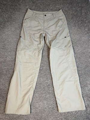 Cloudveil Cargo Pants Mens 34x32 Beige Convertible Quick Dry Lightweight Travel