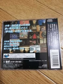 SS Sega Saturn Shinsetsu Yumekan Someone is behind the door... With obi Good