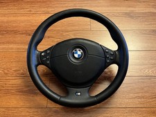 Oem 2001-2002 Bmw E38 740i E39 540i M-sport Leather Steering Wheel Black