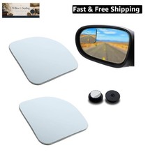 2 PCS Fan Shaped Frameless Wide Angle Blind Spot Mirror, Car Blind Spot Mirro...