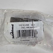 Southland 1-1/2" Close Galvanized Steel Pipe Nipple Schedule 40 NEW