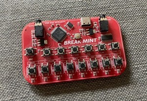 HOME BAKE INSTRUMENTS BREAK MINT break beat drum machine like Pocket Operator