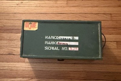 当時物 GIJOE ビンテージ アストロノート BOX付 レア 1970年 Vintage 60s 70s GI Joe Locker Box Army Trunk Scuba Navy