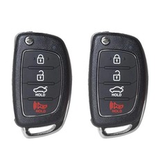 2 Replacement For Hyundai Sonata 2015 2016 2017 Remote Flip Key Fob Tq8-rke-4f16