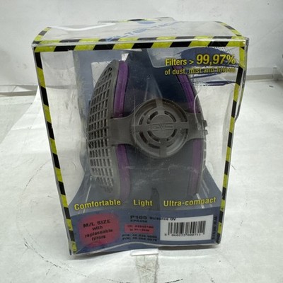 SPR456 Elipse P100 Nuisance Dust Half Mask Respirator with replaceable and re...