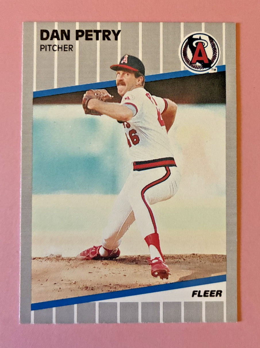 1989 Fleer - Dan Petry #486 - Los Angeles Angels Baseball Card