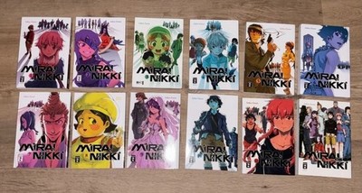 Mirai Nikki / Future Diary Manga Band 1 12 komplett (Deutsch) 