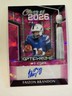 FAIZON BRANDON 2025 Leaf Optichrome Football Class of 2026 Pink Crystal AUTO #/8