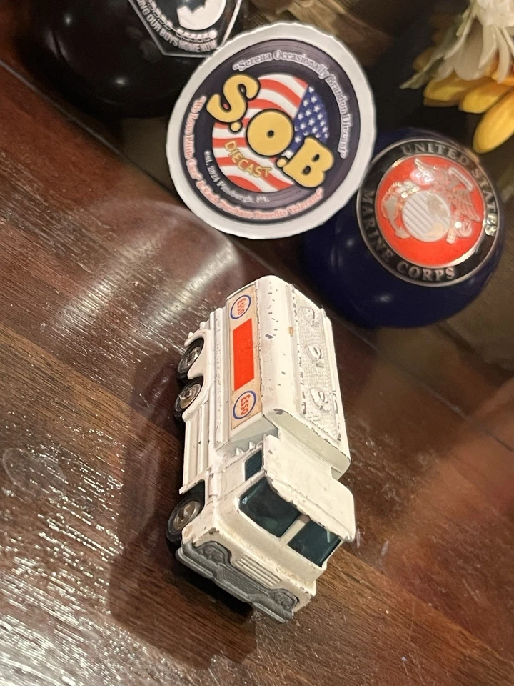 Corgi Juniors Esso Tanker Fuel Truck White Diecast Used EX Condition - Image 4 of 4