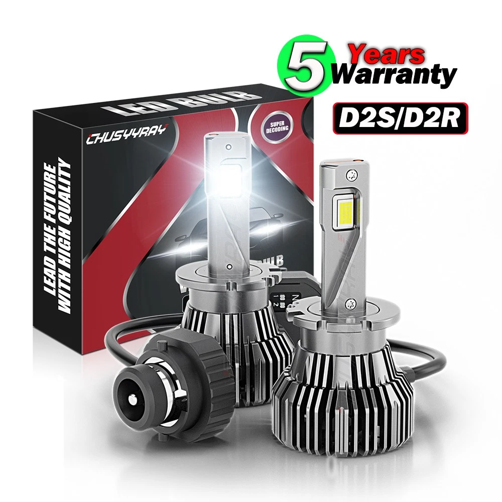 2X LED Headlight Bulb Replace D2S D2R For 2003-2004 Infiniti G35 Coupe Low Beam