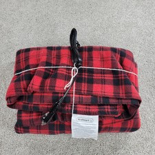 Stalwart 12-Volt Heated Electric Travel Blanket 45x63 Red Plaid Car Truck SUV