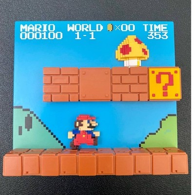 Nintendo Japan Super Mario Bros. DotGraphics Stage / Level Figure World 1-1