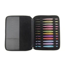 12Pcs Aluminum Crochet Hook Needle 3.0mm-10mm Metal Crochet Hook Knitting Tool