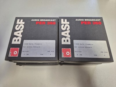 10 x BASF PER 368 Audio Broadcast 13 cm Tonband Spule Tape Uher Nagra