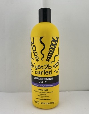 Got2b Curled Defining Jelly, Curl Gel, Light Hold, Frizz Control, 15 oz