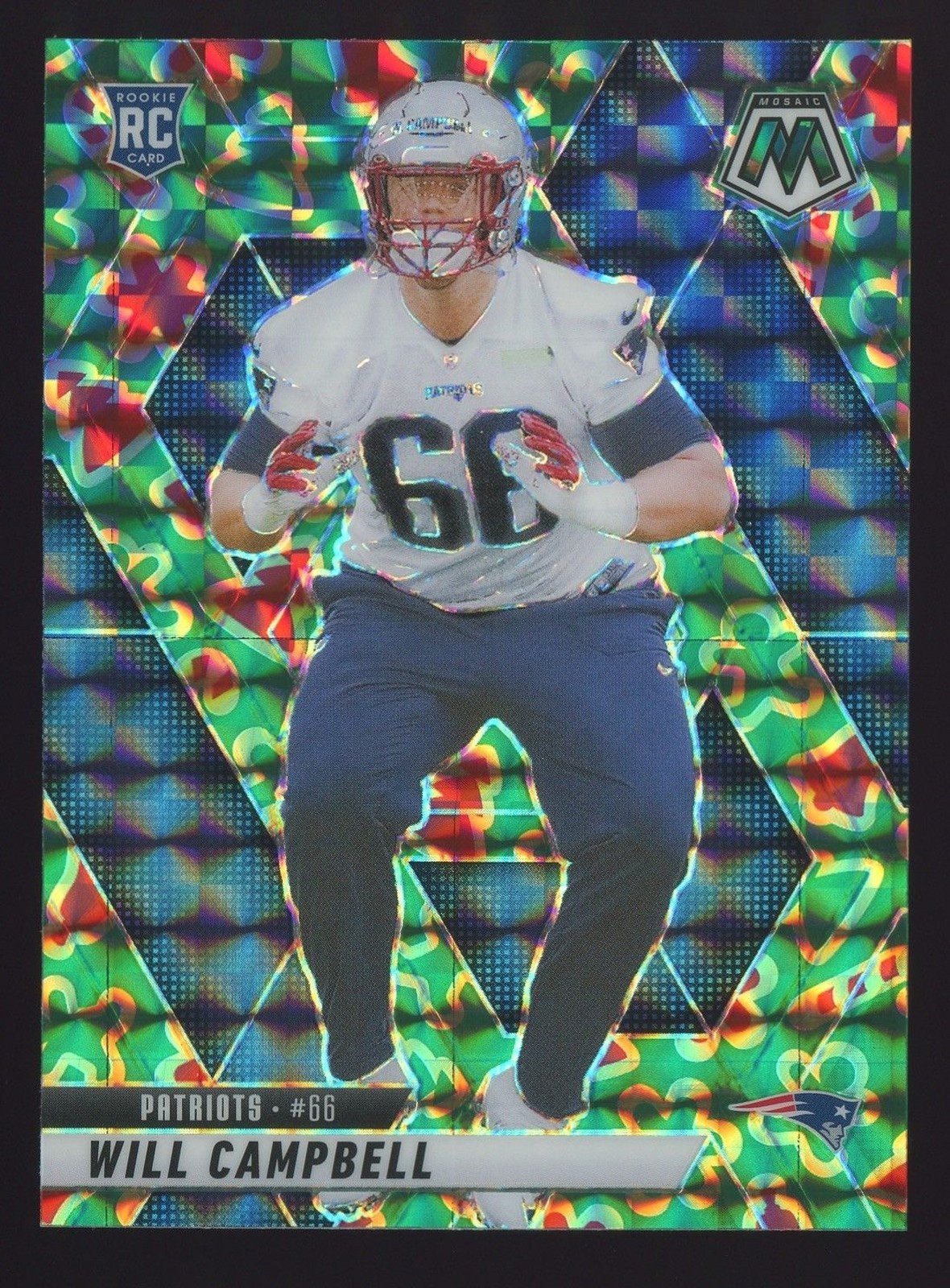 2025 Panini Mosaic Will Campbell #378 Mosaic Cookies SSP Ultra Rare CASE HIT RC