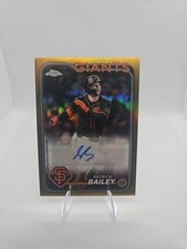 2024 Topps Chrome Update Series - Autographs Patrick Bailey #AC-PB Gold...