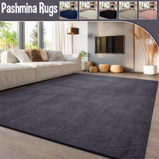 Fluffy Rugs Anti Slip Shaggy Rug Thick Hallway Runner Living Room Bedroom Carpet