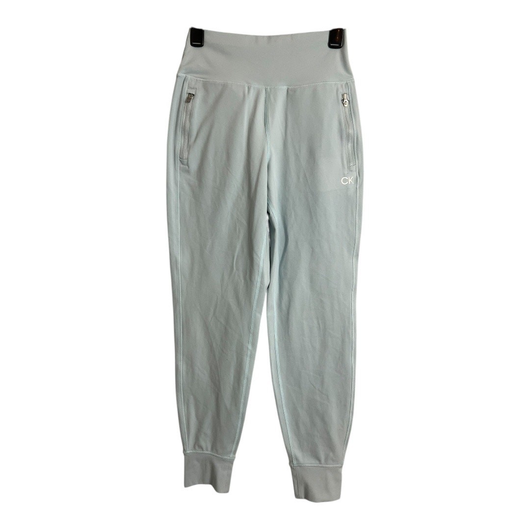 Calvin Klein Athletic Pants Joggers Performance Small Blue Comfy Casual Stretch