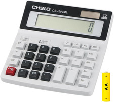 Desktop Calculator Extra Large LCD Display 12-Digit Big Number Accounting Calcul