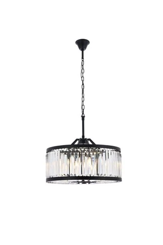 Urban Classic Chelsea 8-Light Metal Royal Cut Chandelier - Polished Nickel - Picture 3 of 9