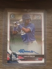 2018 Bowman Chrome - Prospect Autographs Carlos Rincon #CPA-CRI (AU, RC)