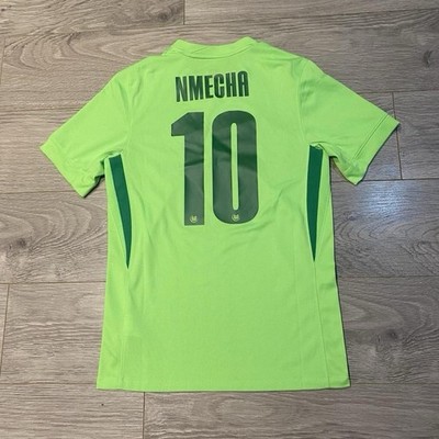 Wolfsburg 2024/25 Home Shirt with Nmecha 10 on the back