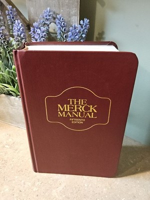 The Merck Manual 15th Fifteenth Edition MSD Medical Dictionary Reference 