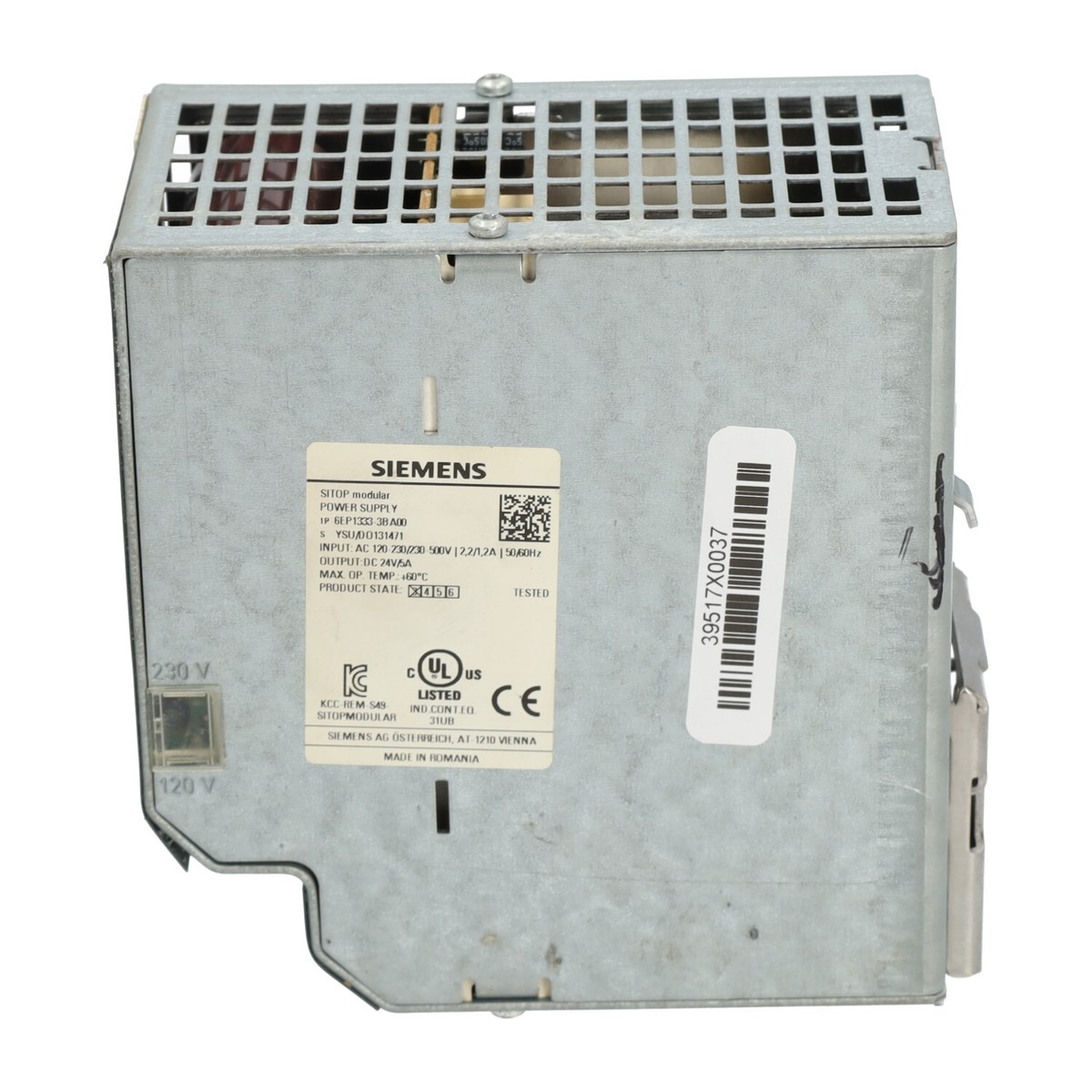 Alimentation Siemens 6EP1333-3BA00 - Occasion - Emballage Maxo - Pour Automates Ou Systèmes