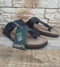 INFRADITO DONNA COMFORT IN PELLE  NERO BIONATURA 94FING MODA ESTATE  MADE ITALY