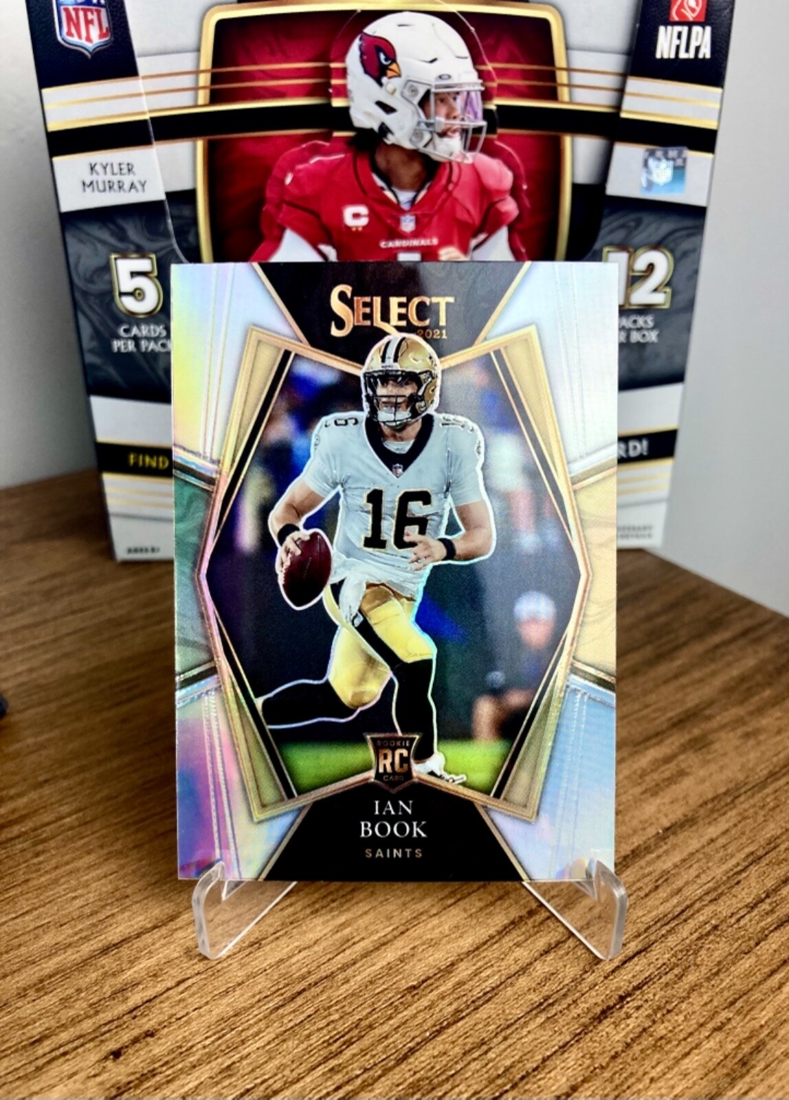 IAN BOOK 2021 Panini Select #179 Premier Level ROOKIE SILVER PRIZM Saints RC