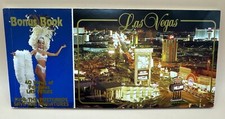 1990  s Vintage LAS VEGAS Unused 20 Postcards Booklet: 40 Views Souvenir