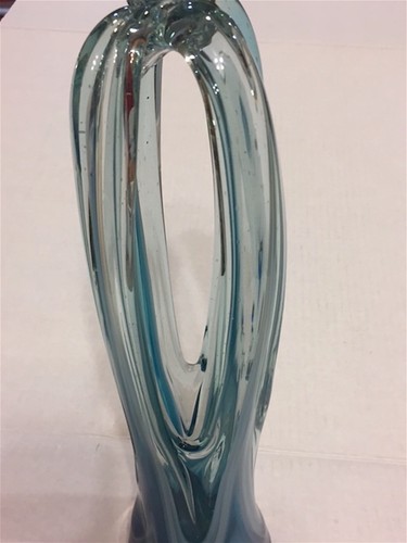 SCULTURA APERTA IN VETRO STILE MURANO. COLORI MARE 12,25" ARTE SQUISITA/UNICA P - Foto 9 di 10