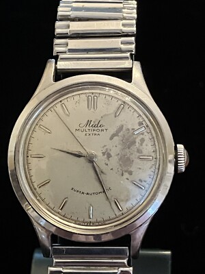 VINTAGE MIDO MULTIFORT EXTRA SUPER AUTOMATIC-220, Made in Switzerland, Working