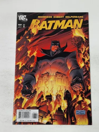 Batman 666 DIRECT Damian Wayne as Batman 1st Cameo Prefessor Pyg 2007