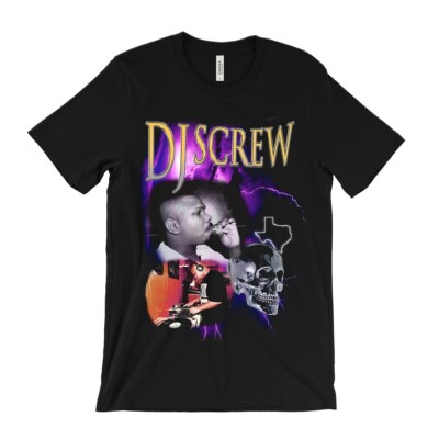 DJ Screw T Shirt - Chopped and Screwed - Houston Rap - Screwed Up Click - UGK