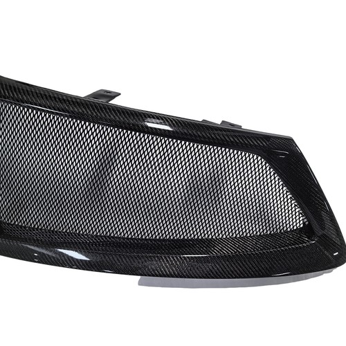 Car Front Bumper Upper Grille Mesh For Acura RDX 2019-2022 Carbon Fiber Black - Picture 12 of 12